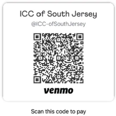 Venmo donation QR code for the Indian Cultural Center